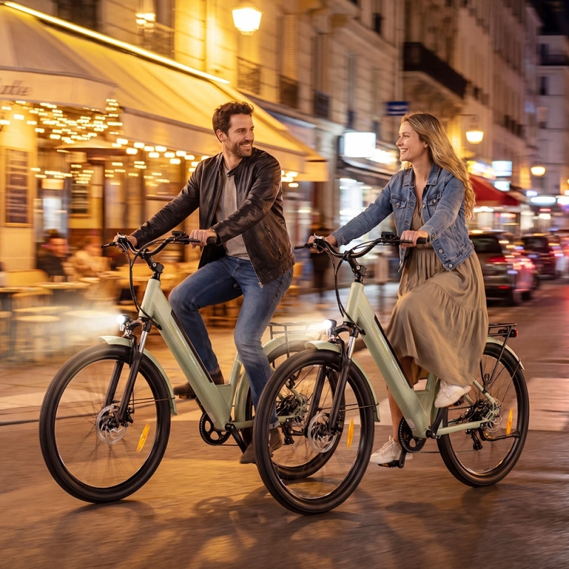 Junglor J1 Vélo Électrique | Moteur 250W & Autonomie 100km