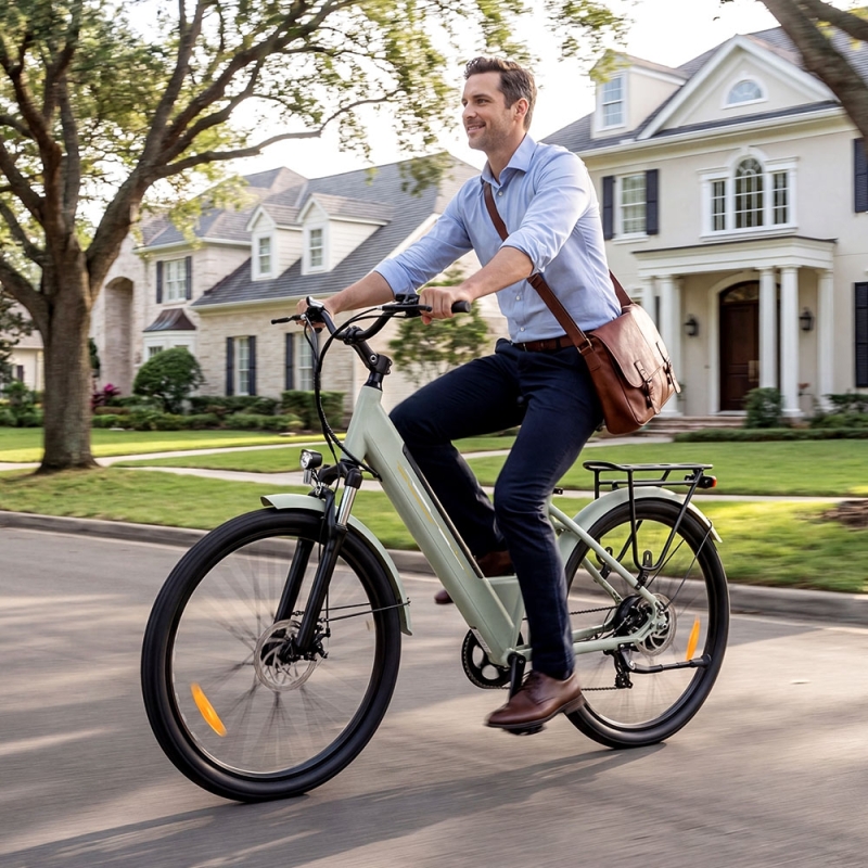Junglor J1 Vélo Électrique | Moteur 250W & Autonomie 100km