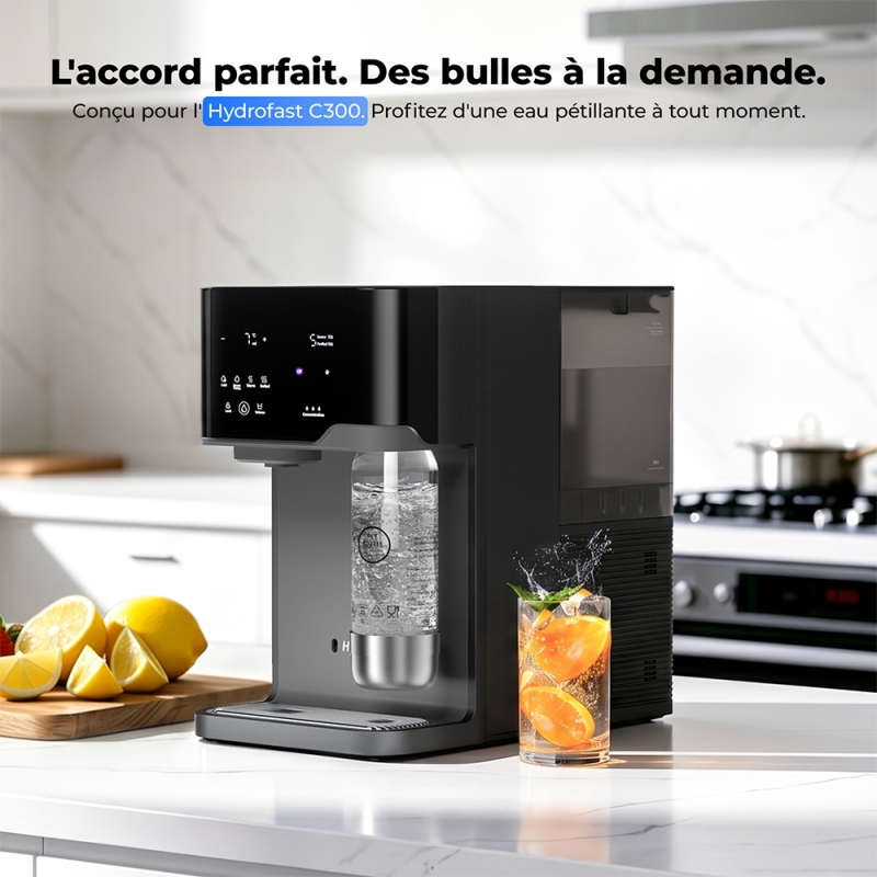 Hydrofast BUB01 Bouteille de Gazéification 400 ml | Sans BPA