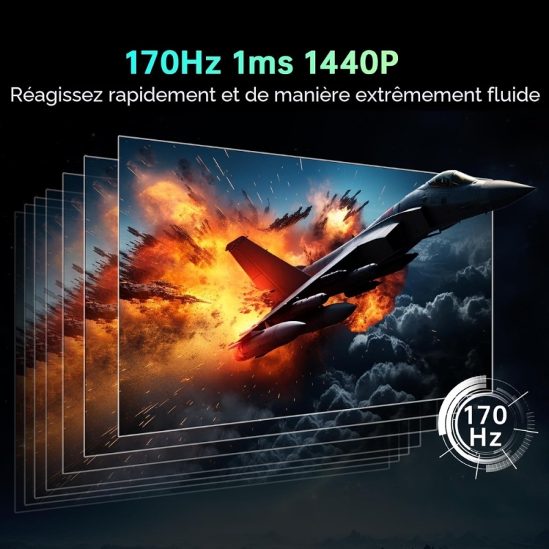 KTC H32S17 | Écran PC Gamer Incurvé 32" 2K 180Hz 1ms