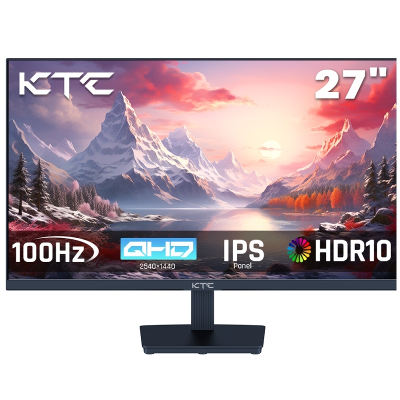 KTC H27T27 | Écran PC Bureau 27" 2K QHD, IPS, 100Hz, 1ms