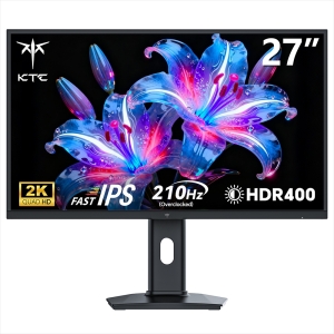 KTC H27T7P-2 Écran PC Gamer 27", 16:9, Dalle Fast IPS, Résolution 2K, Rafraîchissement 210Hz, Temps de réponse 1ms