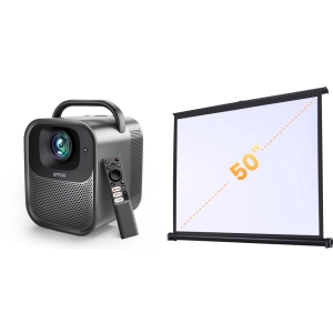 Pack ETOE Seal Pro, Vidéoprojecteur Google TV 1080p & Écran Portable 50", Autofocus, 1300 ANSI, 1080P, Dolby Audio