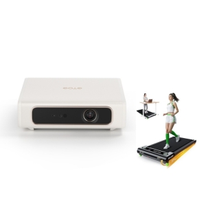 ETOE Dolphin 2 Projecteur + Akluer 480L-A Tapis de Course sous Bureau Inclinable