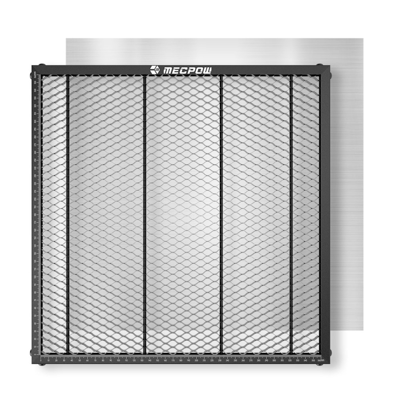 Mecpow H33 Plateau Laser Nid d'Abeille 360x360mm | Coupe Nette