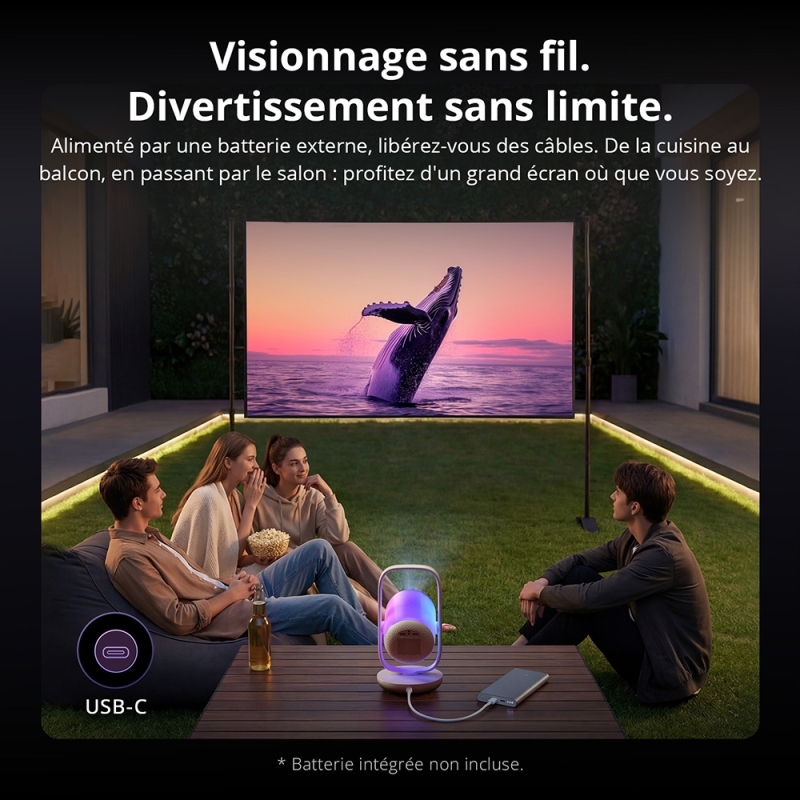 ETOE Starfish 2 | Vidéoprojecteur Full HD avec Google TV