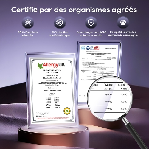 JIMMY BX8 Pro – Aspirateur anti-acariens UV 17 kPa