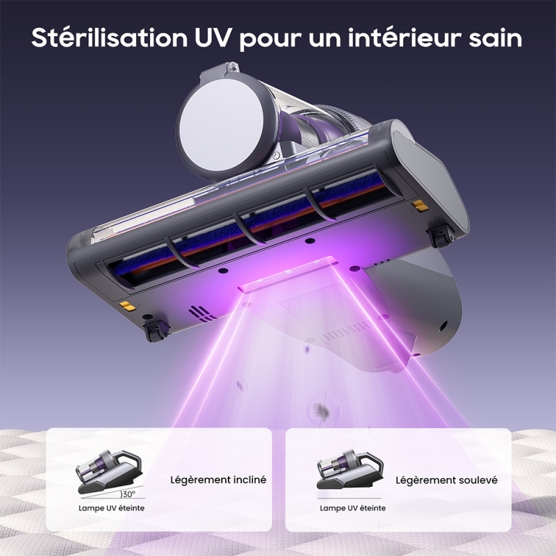 JIMMY BX8 Pro – Aspirateur anti-acariens UV 17 kPa