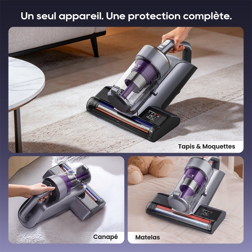 JIMMY BX8 Pro – Aspirateur anti-acariens UV 17 kPa