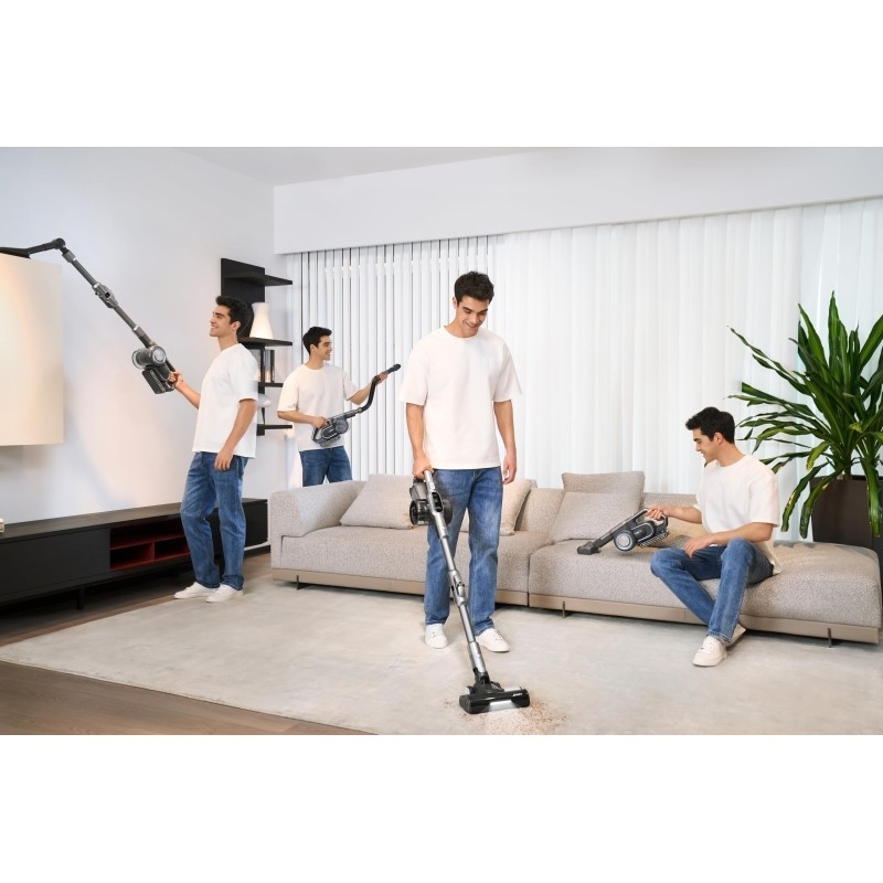 JIMMY H11 Pro Aspirateur Balai sans Fil 260AW, 90 min d'Autonomie