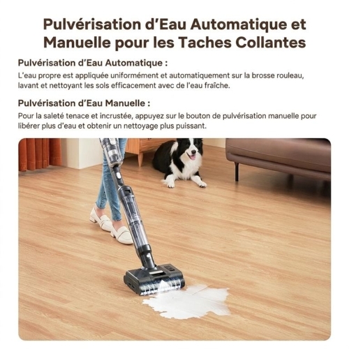 JIMMY PW11 Pro Max | Aspirateur Laveur Sans Fil 5-en-1 460W