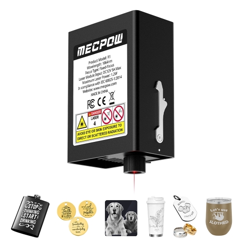 Mecpow R1 Module laser infrarouge 1064 nm 1,2 W pour Mecpow X3, X3 Pro, M1, X4, X4 Pro et X5 2
