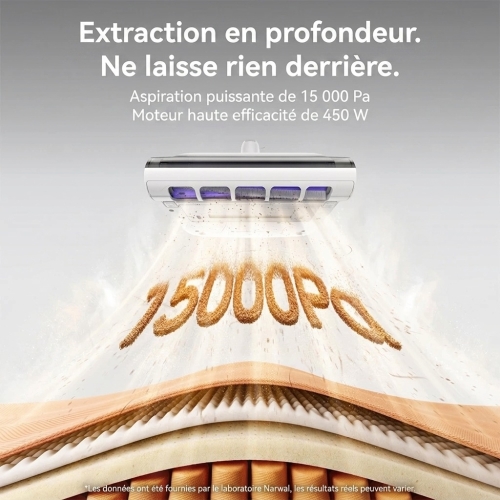 Narwal U50 – Aspirateur anti-acariens intelligent 15 kPa