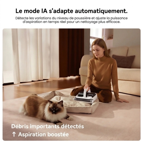 Narwal U50 Pro – Aspirateur anti-acariens sans fil 16 kPa