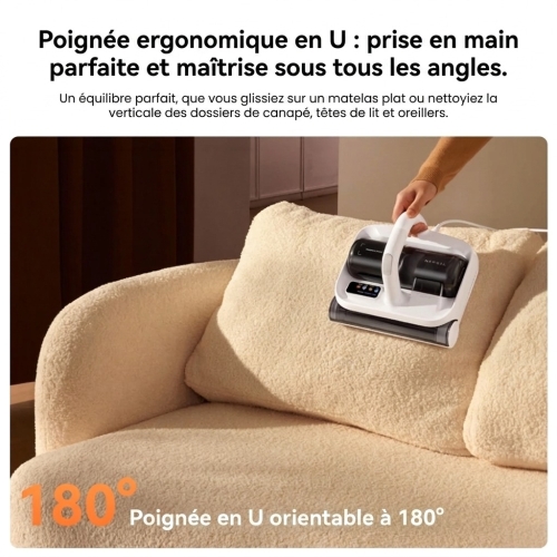 Narwal U50 Pro – Aspirateur anti-acariens sans fil 16 kPa