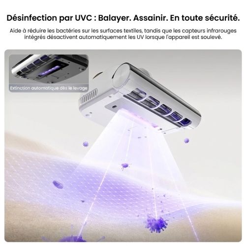 Narwal U50 Pro – Aspirateur anti-acariens sans fil 16 kPa