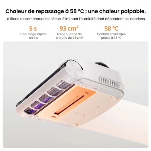 Narwal U50 Pro – Aspirateur anti-acariens sans fil 16 kPa
