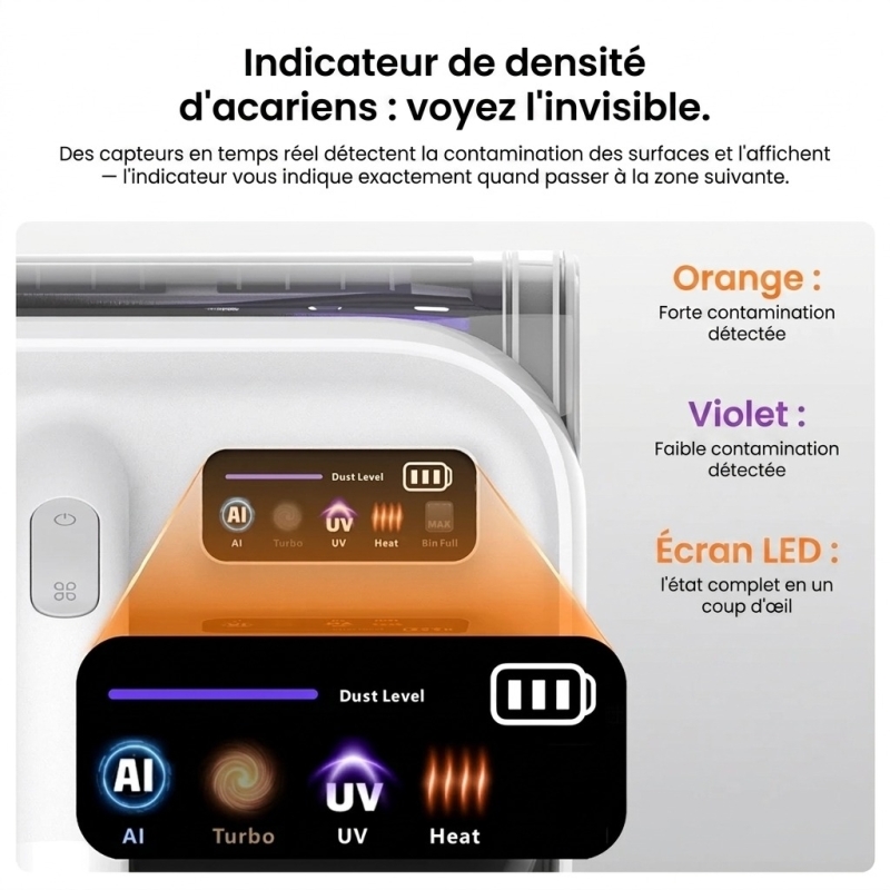 Narwal U50 Pro – Aspirateur anti-acariens sans fil 16 kPa