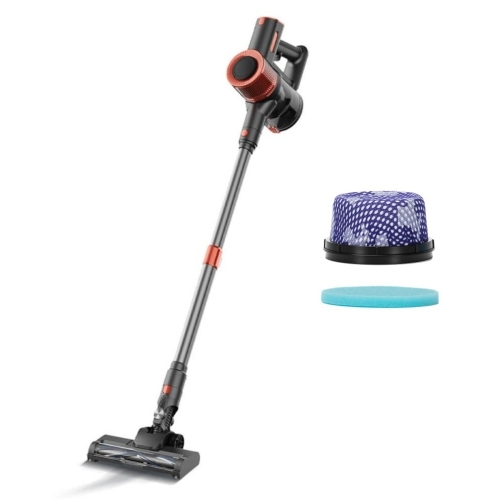 JIGOO C200 Aspirateur sans fil, aspiration de 23 KPa, autonomie de 40 min, 2 modes de fonctionnement