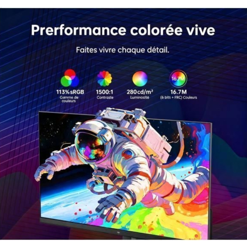 KTC H24B9S-2 Écran Gamer 23,8 pouces IPS 144 Hz Full HD