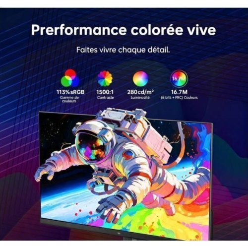 KTC H24B9S-2 Écran Gamer 23,8 pouces IPS 144 Hz Full HD