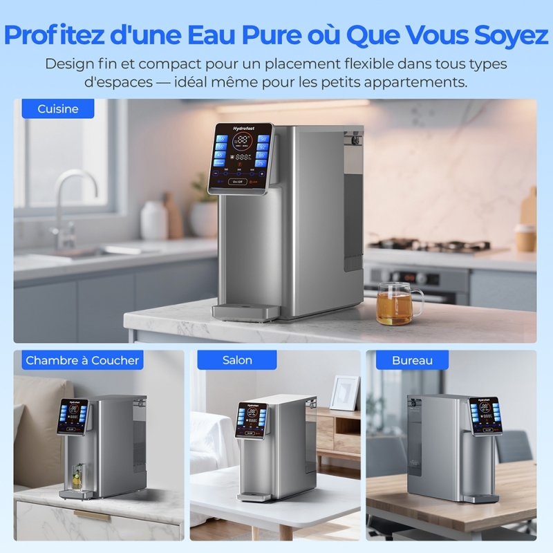 Pack Fontaine à eau Hydrofast W100 + 2 Filtres (HF02 et HF03)