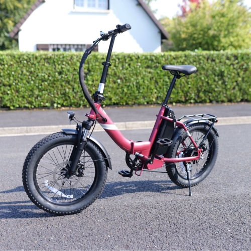 Touroll S3 : Vélo Électrique Tout-Terrain Pliable 20", Fat Bike 250W, 65km 2