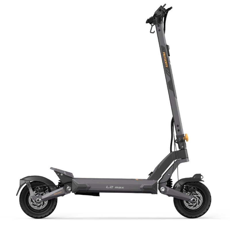 Trottinette électrique Ausom L2 Max à double moteur - Prise EU  Gris foncé 