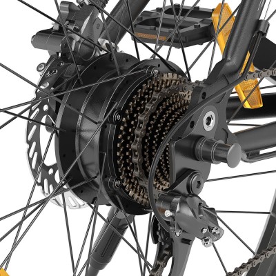 Eleglide Mopride 2 27 5" Noir Prise EU Step-Over 36V18Ah 250W Vélo Électrique