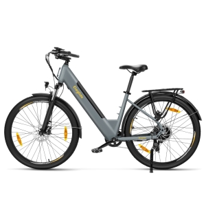 Eleglide T1 ST Vélo Électrique, Batterie Amovible 468 Wh, Autonomie 100 km, Vitesse 25 km/h, 7 Vitesses Shimano, Gris foncé