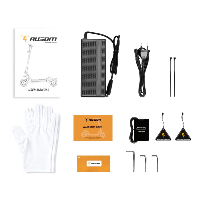 Trottinette électrique Ausom Gosoul 2 Pro à double moteur  prise EU  48V18Ah  1000W*2