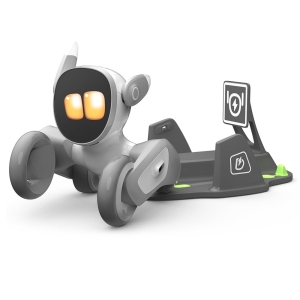 Loona EPP3.0 Chien Robot Compagnon Intelligent, IA ChatGPT, Navigation 3D, Moniteur Domestique, Multilingue, Blanc