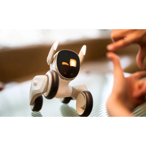 Loona EPP3.0 Chien Robot IA GPT-4o - Contrôle Vocal/Gestuel, Interaction Enfant, Moniteur Domestique, Multilingue-Blanc 2
