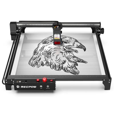 Machine de gravure laser Mecpow X5 Pro 33W  zone de gravure 600x600mm  point laser 0 08x0 1mm avec assistance pneumatique autom 2