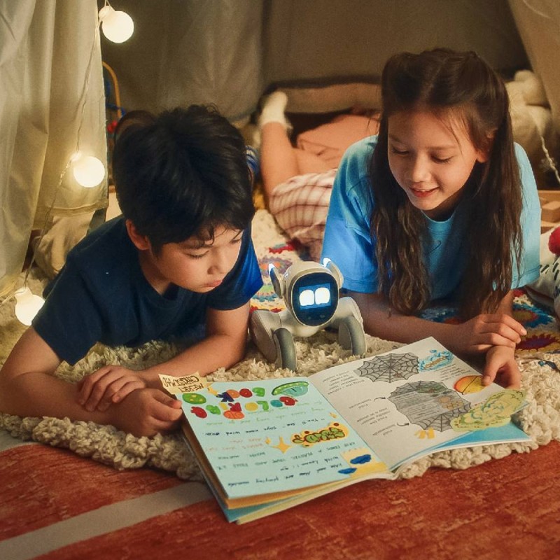 Loona EPP3 0 Chien Robot Intelligent AI Alimenté par GPT-4 Commande Vocale et Reconnaissance des Gestes Interaction en Temps R