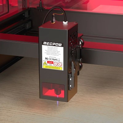Mecpow X4 Pro 22W Graveur Laser Coupeur | FDA Classe1 Fermé Intégral | Caméra Intégrée | Pompe à Air Automatique | Zone 410×400m
