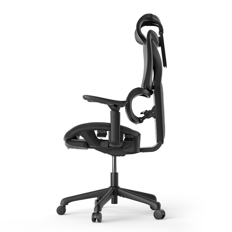 Chaise de bureau ergonomique pour jeux ACGAM CG-5245M avec diverses options réglables