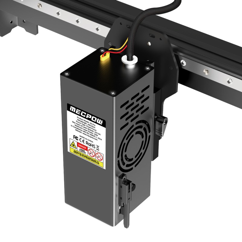 Machine de gravure laser Mecpow X5 Pro 33W  zone de gravure 600x600mm  point laser 0 08x0 1mm avec assistance pneumatique autom