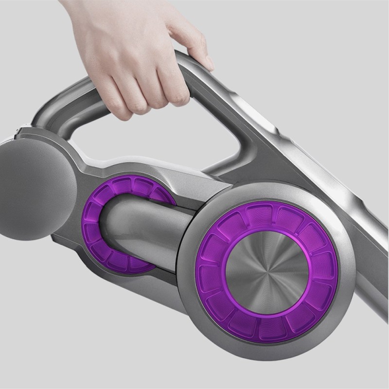 Aspirateur sans fil portatif Xiaomi JIMMY JV85 Pro 200AW 8x2500mAh avec écran LED  autonomie de 70 minutes - Violet