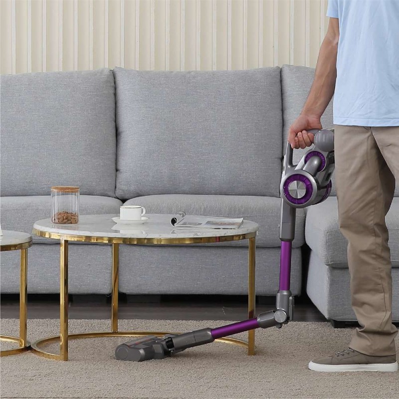 Aspirateur sans fil portatif Xiaomi JIMMY JV85 Pro 200AW 8x2500mAh avec écran LED  autonomie de 70 minutes - Violet