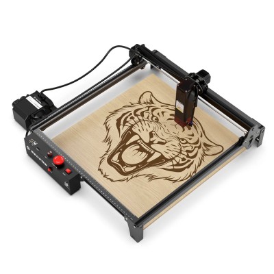 Mecpow X3 Pro Graveur Laser 10W avec Air Assist, Surface 410 × 400 mm, Haute Précision pour Bois et Acrylique