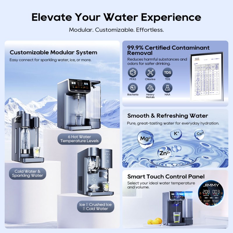 Purificateur d'eau par osmose inverse de comptoir JIMMY Matrix M9 Pro