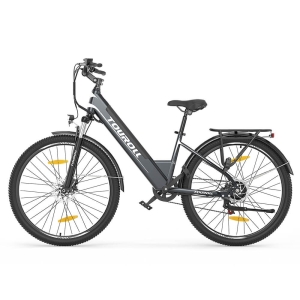 Touroll J1 ST Vélo électrique 27,5", Moteur 250W, Batterie 36V 15,6Ah, Vitesse 25km/h, Autonomie 100km, Noir