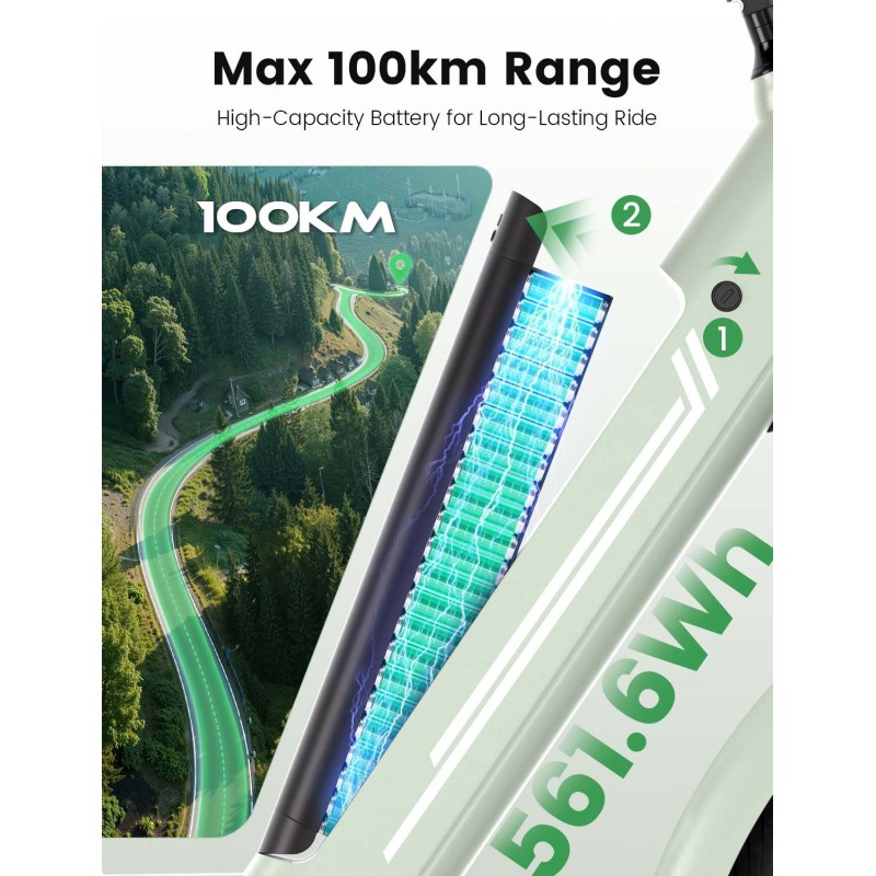 Vélo électrique J1 Pro avec prise EU  frein hydraulique  250W  36V15 6AH