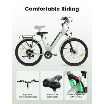 Vélo électrique J1 Pro avec prise EU  frein hydraulique  250W  36V15 6AH