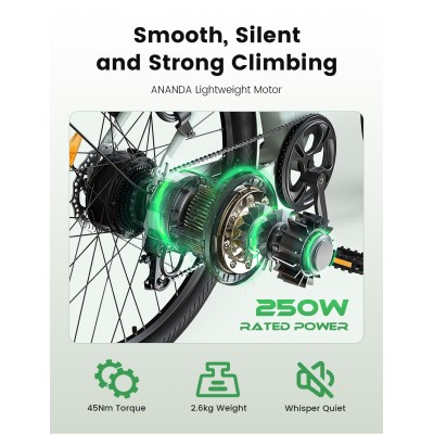 Vélo électrique J1 Pro avec prise EU  frein hydraulique  250W  36V15 6AH