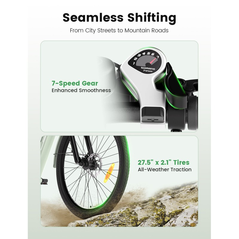 Vélo électrique J1 Pro avec prise EU  frein hydraulique  250W  36V15 6AH