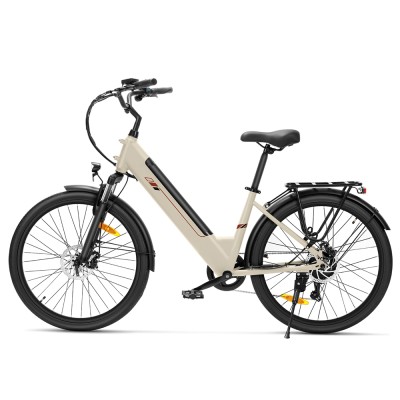 VTT électrique J2 ST Sand EU Plug Step-Thru 26 pouces 36V15 6Ah 250W