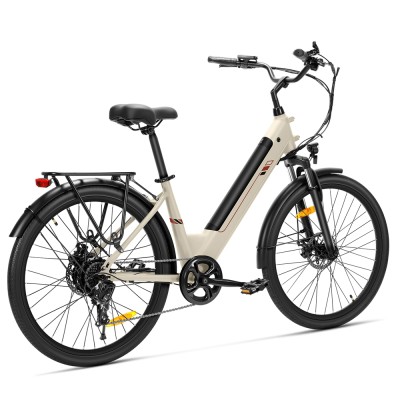 VTT électrique J2 ST Sand EU Plug Step-Thru 26 pouces 36V15 6Ah 250W