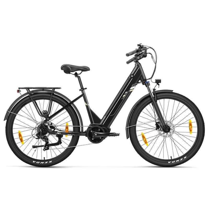 Touroll Urbano 3 Vélo Électrique à Moteur Central — 250 W 70 Nm, Autonomie 120 km, Shimano 7 Vitesses